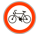 Zabrana saobraćaja za bicikle(II-14)