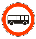 Zabrana saobraćaja za autobuse(II-6)